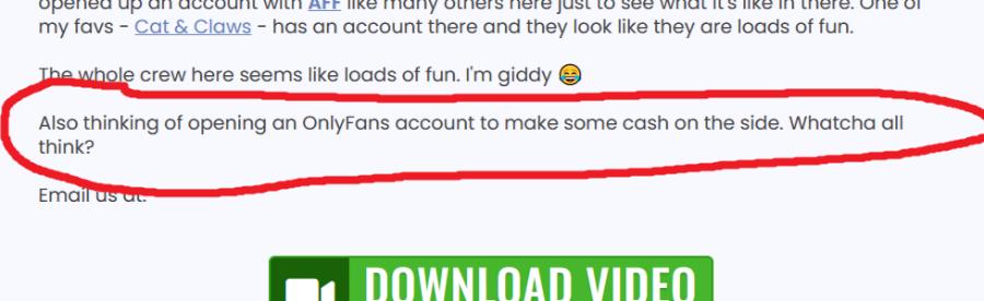 I love creating content.
